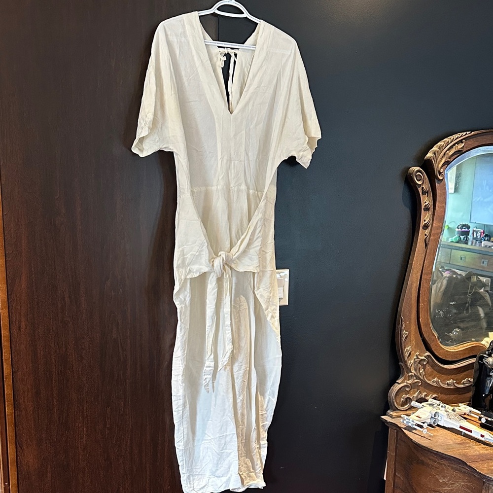 Free People shinibg sun Cream Onepiece